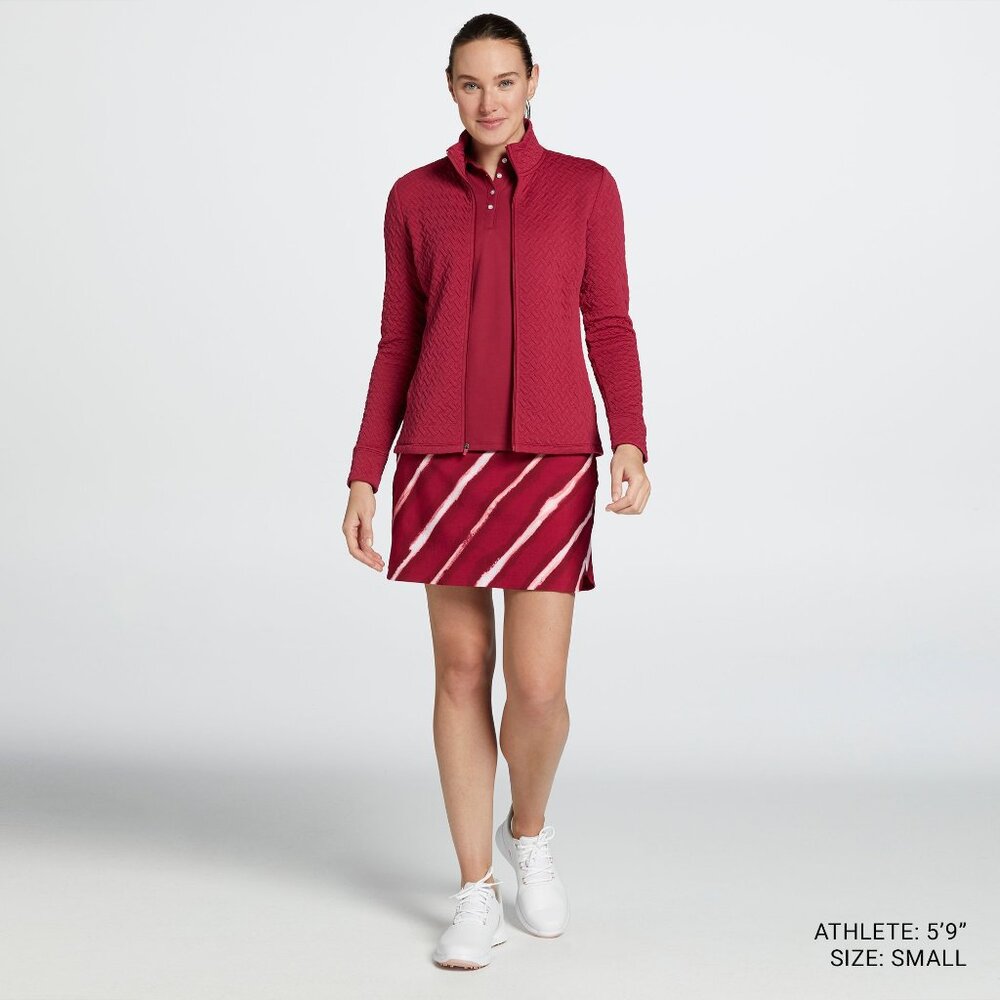 4 For $40 NWT Lady Hagen Pink Ribbed Zip Up Size  X-Small